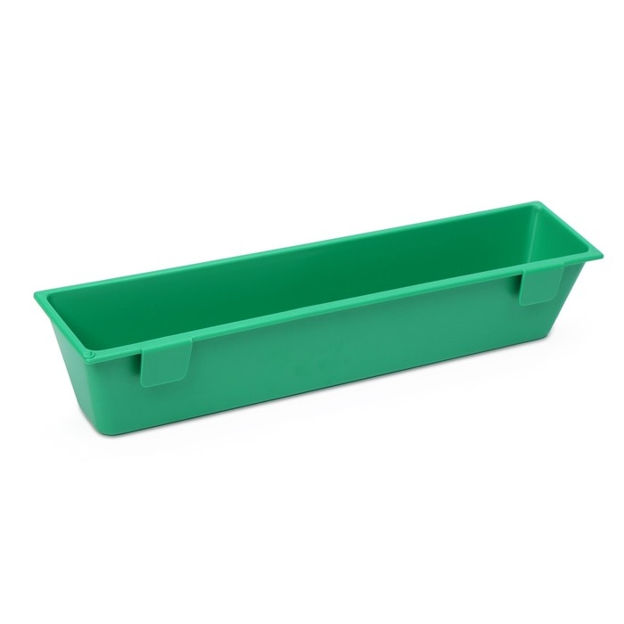 Поилка-кормушка лотковая для домашней птицы, навесная, пластик, МИКС Поилка-кормушка лотковая для домашней птицы, навесная, пластик, МИКС