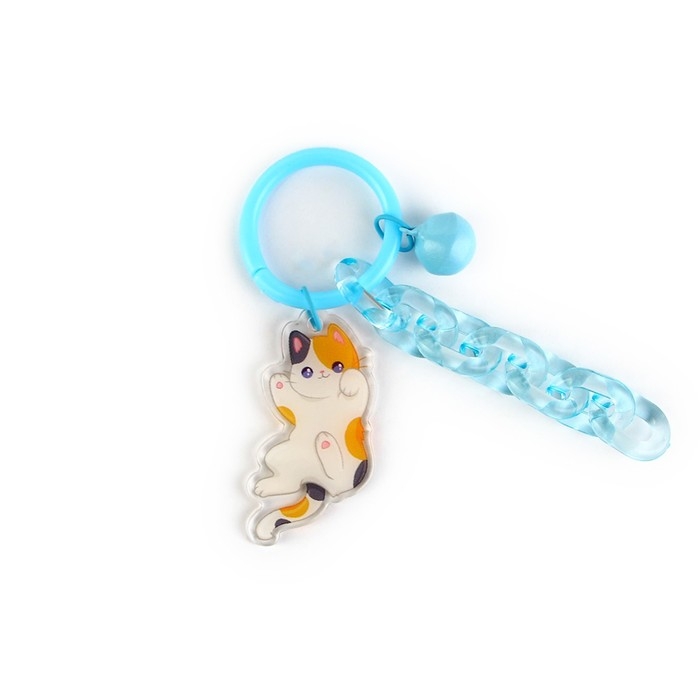 Брелок для ключей детский &laquo;Котик&raquo;, 10 х 2.7 см