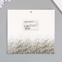 Наклейка пластик стразы "Бабочка" МИКС 12х16 см