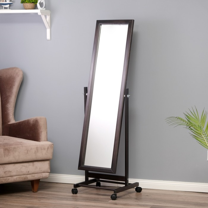 Зеркало напольное,137х48х35 см цвет венге Зеркало напольное,137х48х35 см цвет венге