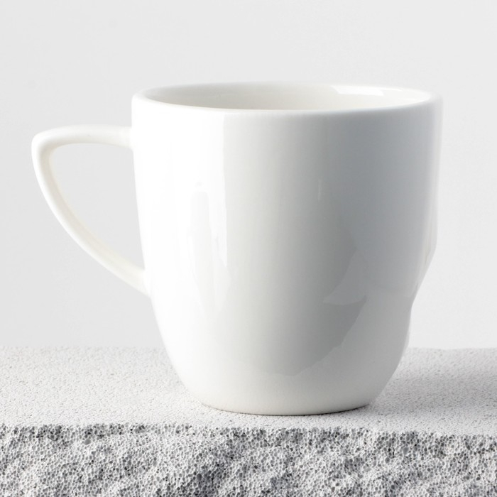 Кружка керамическая «Айсберг», белая 350 мл, цвет белый Кружка керамическая «Айсберг», белая 350 мл, цвет белый