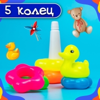 Пирамида &laquo;Уточка&raquo;, 5 колец