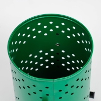 Урна уличная &laquo;Уралочка&raquo; 21 л, 32 х 50 х 26,5 см, зеленая, бак 0,6 мм