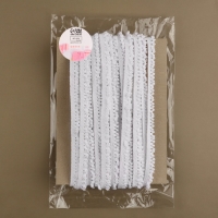 Тесьма вязаная эластичная, 10 мм × 9,1 м ± 0,5 м, цвет белый Тесьма вязаная эластичная, 10 мм × 9,1 м ± 0,5 м, цвет белый