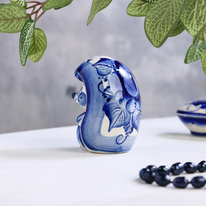 Сувенир &laquo;Еж&raquo;, 9 см, гжель