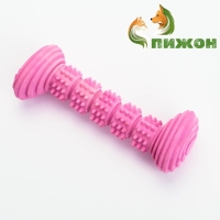 Игрушка для собак "Палка", TPR, массажная, 14,2 х 5,2 см, розовая