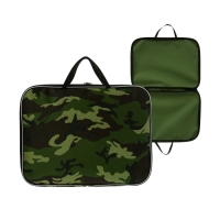 Папка с ручками текстильная А4, 350 х 270 х 20 мм, Calligrata "Офис", нейлон 600D, милитари Папка с ручками текстильная А4, 350 х 270 х 20 мм, Calligrata "Офис", нейлон 600D, милитари