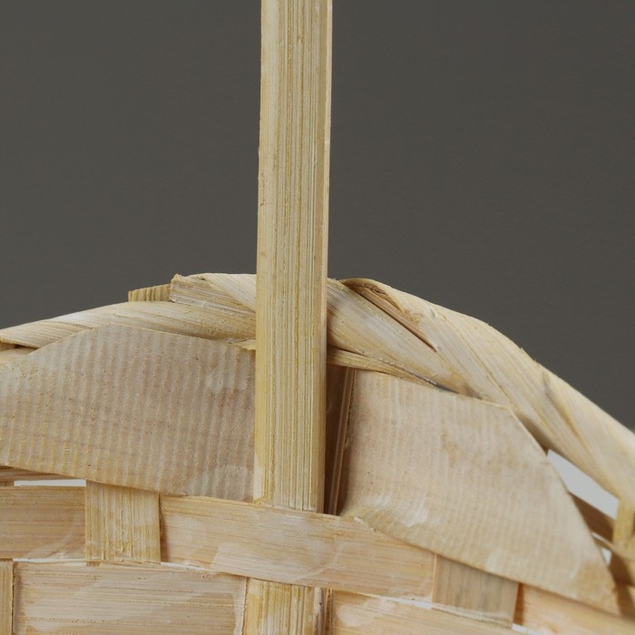 Набор корзин, 19х7,5х9,5/31 см, 22х9х11/34 см, 24х9х11,5/35 см, 3 шт, жёлтые, бамбук