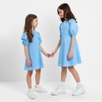 Платье для девочки MINAKU, цвет голубой, рост 146 см Платье для девочки MINAKU, цвет голубой, рост 146 см