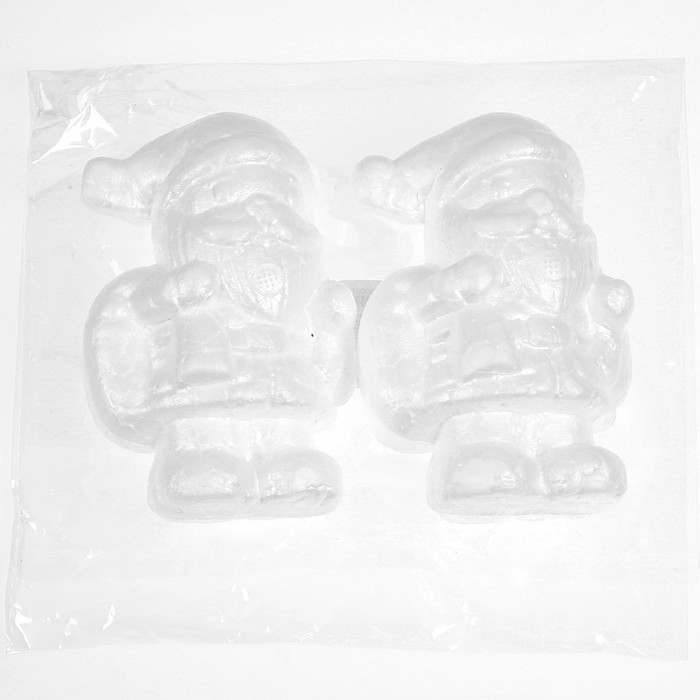 Новый год! Основа для творчества и декорирования &laquo;Дед Мороз&raquo;, набор 2 шт., размер 1 шт. &mdash; 10,5 &times; 6,5 &times; 4,5 см