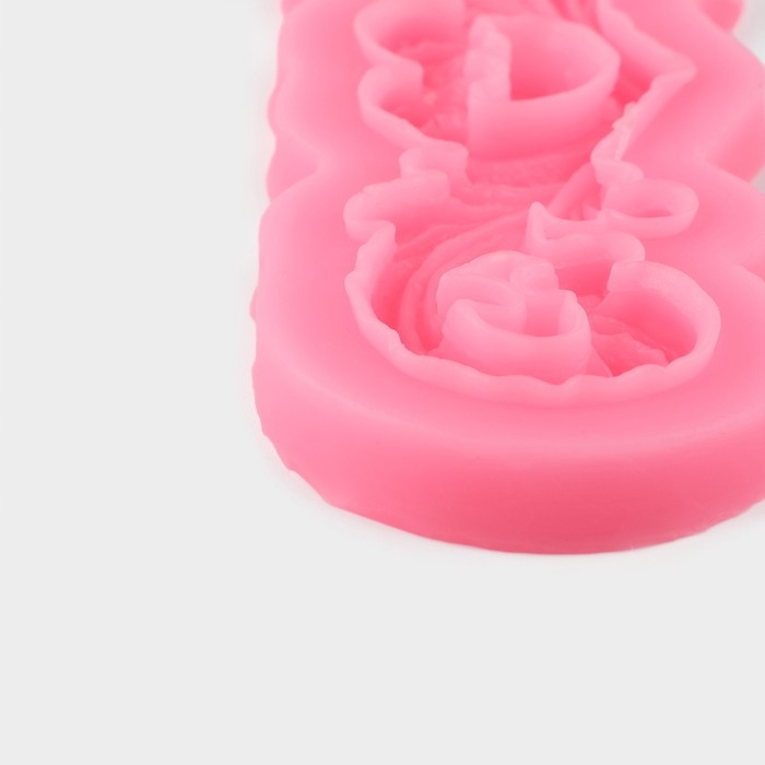 Молд &laquo;Узор&raquo;, силикон, 18&times;6 см, цвет МИКС