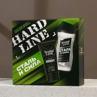 Подарочный набор косметики «Сталь и сила», гель для душа 250 мл и гель для бритья 110 мл, HARD LINE Подарочный набор косметики «Сталь и сила», гель для душа 250 мл и гель для бритья 110 мл, HARD LINE