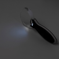 Лупа классическая, линза 90,20мм, подсветка