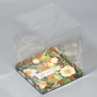 Коробка кондитерская, сундук, упаковка, &laquo;Ты моё счастье&raquo;, 14 х 14 х 18 см