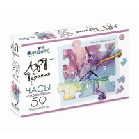 Пазл-часы &laquo;Арт-терапия. Краски&raquo;, 59 элементов