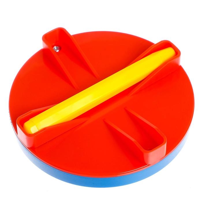 Планшет обучающий &laquo;Магнитное рисование&raquo;, 120 отверстий, с креплением на обороте, цвет голубой