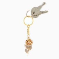 Брелок для ключей &laquo;Роза&raquo;, 10.8 х 2.8 см