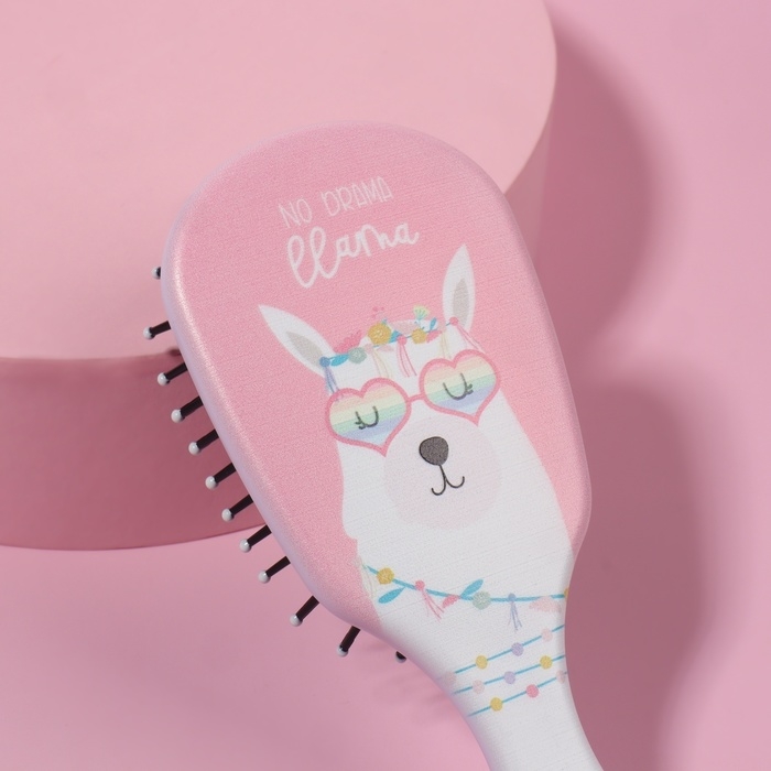 Расчёска массажная, 5,5 &times; 14 см, рисунок МИКС