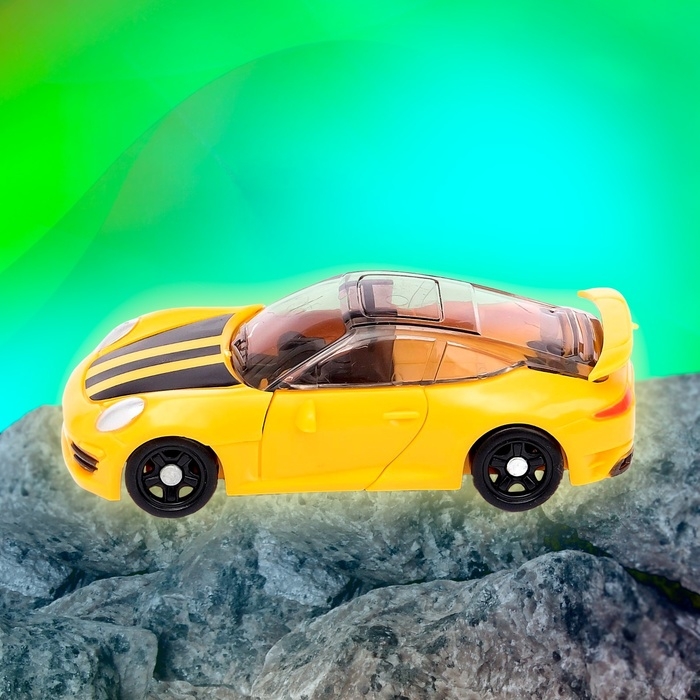 Робот &laquo;Спорт-купе&raquo;, трансформируется, цвет жёлтый