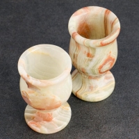 Набор рюмок &laquo;Грация&raquo;, 2 шт 3,5х7,5 см, оникс