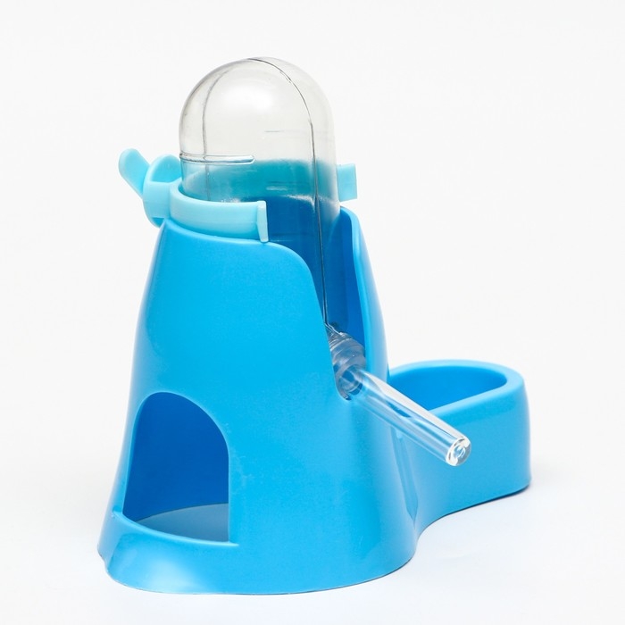 Комплекс для грызунов с кормушкой и поилкой 60 мл, голубой Комплекс для грызунов с кормушкой и поилкой 60 мл, голубой