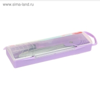 Циркуль из цинкового сплава, Maped Study Collector, с эргономичной головкой, с грифелем, в пластиковом футляре, в комплекте пенал с дополнительным грифелем, микс Циркуль из цинкового сплава, Maped Study Collector, с эргономичной головкой, с грифелем, в пластиковом футляре, в комплекте пенал с дополнительным грифелем, микс