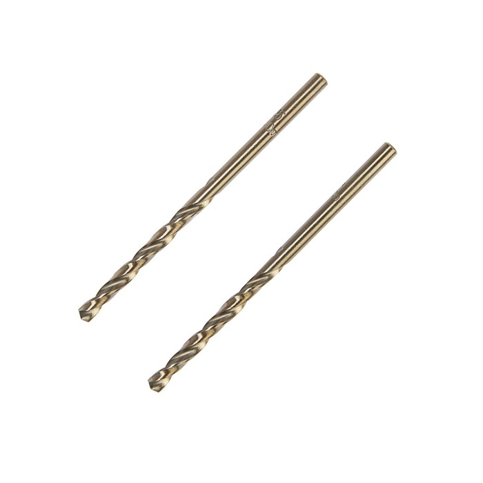 Сверло по металлу ТУНДРА, HSS-Co (5% кобальта), цилиндрический хвост., 3.5 мм, 2 шт. Сверло по металлу ТУНДРА, HSS-Co (5% кобальта), цилиндрический хвост., 3.5 мм, 2 шт.