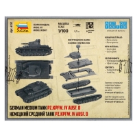 Сборная модель «Немецкий средний танк Т-IV», Звезда, 1:100, (6151) Сборная модель «Немецкий средний танк Т-IV», Звезда, 1:100, (6151)