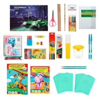 Набор первоклассника Calligrata &laquo;Авто&raquo;, 44 предмета