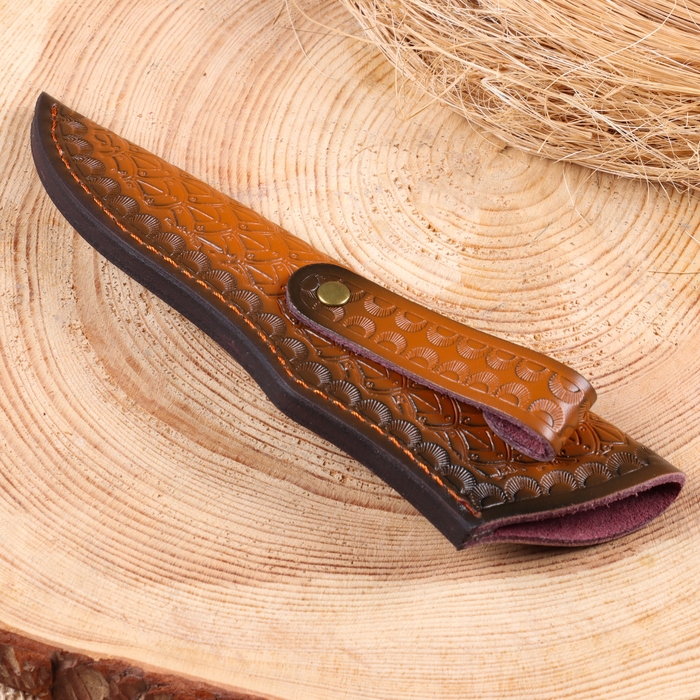 Чехол для ножа, коричневый, 13.5 см