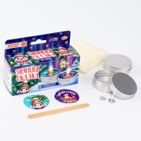 Свеча своими руками на новый год. Создание свечей с картинкой &laquo;Зимняя сказка&raquo;, новогодний набор для творчества