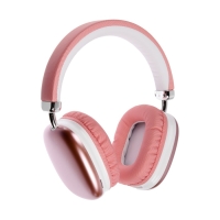Наушники беспроводные RX-8, полноразмерные, микрофон, BT 5.3, AUX, 400 мАч, розовые