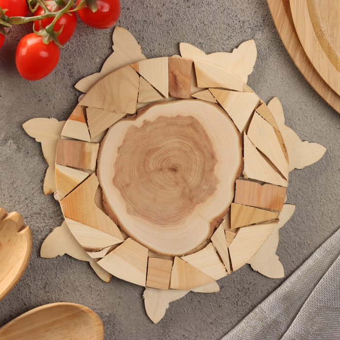 Подставка под горячее "Чихуахуа", D=20, можжевельник