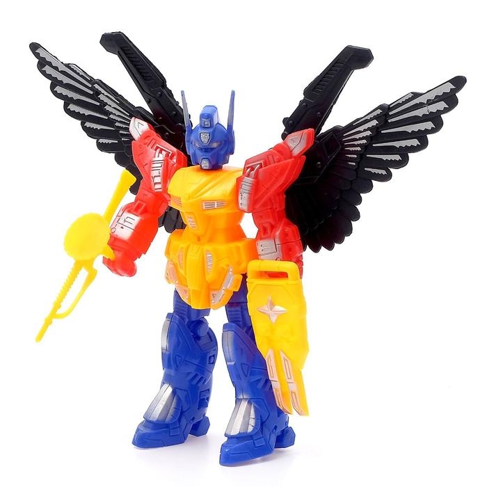 Робот &laquo;Космический воин&raquo;, световые эффекты, работает от батареек, цвета МИКС