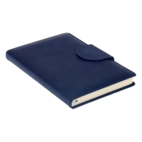 Ежедневник недатированный А5, 160 листов, deVENTE. Norwich, обложка искусственная кожа, 2 ляссе, тонированный блок 70 г/м2, синий