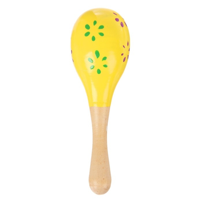 Игрушка музыкальная Маракас «Горох и полоска», МИКС Игрушка музыкальная Маракас «Горох и полоска», МИКС