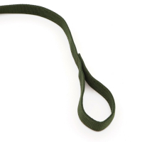 Поводок двухслойный с усиленным карабином, 1,2 м х 2,5 см, зелёный Поводок двухслойный с усиленным карабином, 1,2 м х 2,5 см, зелёный