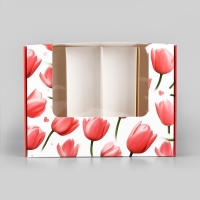 Коробка для эклеров с вкладышами &laquo;Для тебя&raquo;, 20 х 15 х 5 см