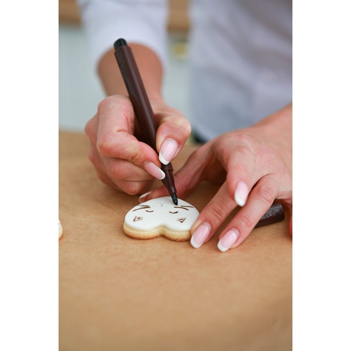 Набор маркеров для украшения десертов, 21&times;12&times;1,5 см, 5 шт, разноцветные