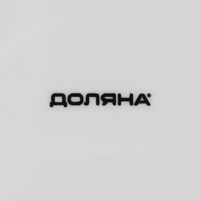 Форма для выпечки из жаропрочной керамики овальная Доляна &laquo;Лимон&raquo;, 30,5&times;18 см, цвет белый