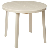 Стол круглый, 90 х 90 х 75 см, цвет бежевый Стол круглый, 90 х 90 х 75 см, цвет бежевый