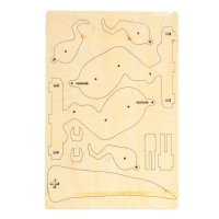 Электронный конструктор «Механический тираннозавр», 91 элемент, наклейки Электронный конструктор «Механический тираннозавр», 91 элемент, наклейки