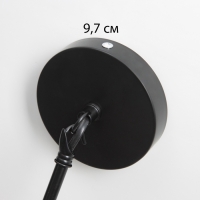 Бра "Аврора" Е27 40Вт черный 15х20х22см Бра "Аврора" Е27 40Вт черный 15х20х22см