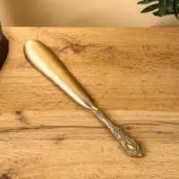 Ложка для обуви "Фамилия" латунь 31 см