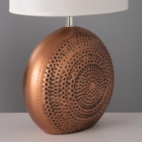 Настольная лампа "Аико" 1х15Вт Е14 коричневый 25х15х37см