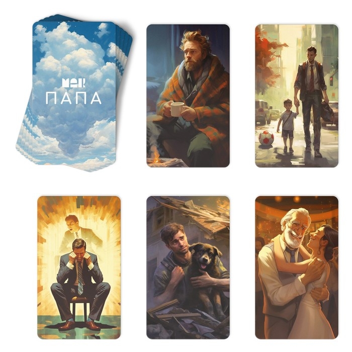 Метафорические ассоциативные карты &laquo;Мама-Папа&raquo;, 50 карт (7х12 см), 16+