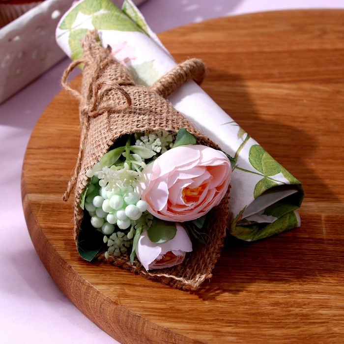 Топперы для торта &laquo;С днём рождения&raquo; 1 шт., кольцо для салфеток 1 шт., МИКС