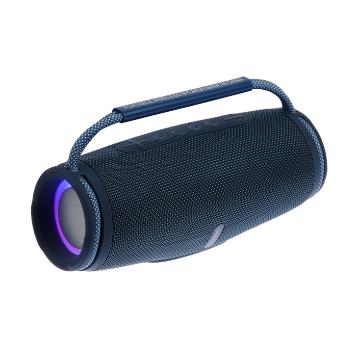 Портативная колонка l11, 10 Вт, 1200 мАч, подсветка, mirco SD, синяя Портативная колонка l11, 10 Вт, 1200 мАч, подсветка, mirco SD, синяя