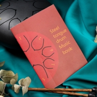 Глюкофон - музыкальный инструмент, черный, 8 лепестков, 15 х 9 см Глюкофон - музыкальный инструмент, черный, 8 лепестков, 15 х 9 см