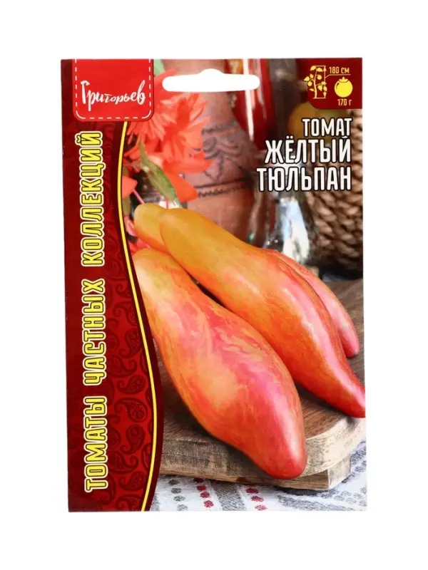 Семена Томат Жёлтый Тюльпан (Yellow Tulip) 5шт.  12.29 г.
